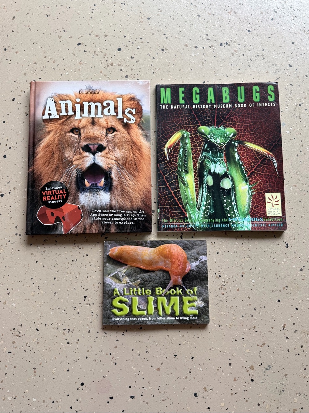 3 Book Bundle | Animals | MegaBugs | Slime